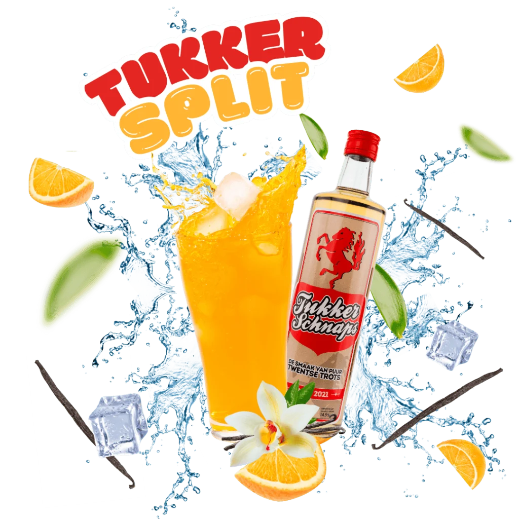 Tukker Split mix cocktail met Fanta Split-ijsje – zomerse drank voor Koningsdag