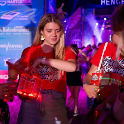 Tukker Schnaps promotieteam op Zomerfeesten Hengevelde